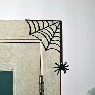spider cobweb door - 3d by prints gifts on thangs 3d print model - Mito3D