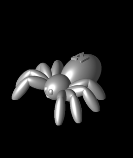 örümcek nt hayvanlar 3d model nicolastokotu teşekkürler 3d print model - Mito3D