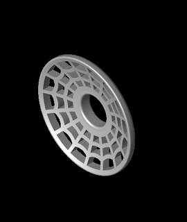 aranha rede mamilo anel escudo rebeldemente 3d print model - Mito3D