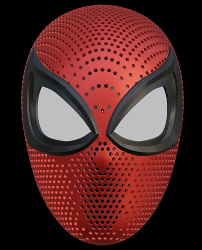 spiderman face shell 20 - 3d by elialexhawkins on thangs 3d print model - Mito3D