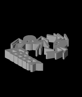 spiders ornament printbunny Home & Garden 3d print model - Mito3D