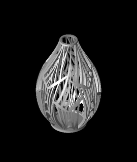 toile d'araignée vase printbunny Accueil maison jardin 3d print model - Mito3D