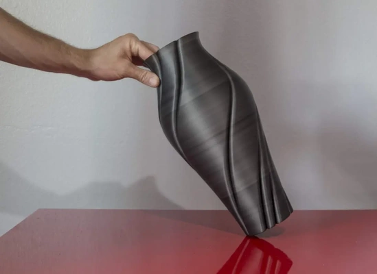 rotazione vaso 1 3d by on grazie modalità spirale spiralizzare vasi contenitore torcere contorto arte design 3d print model - Mito3D