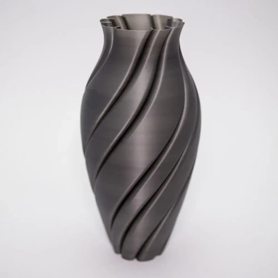 rotazione vaso 3 3d by on grazie spirale spiralizzare modalità contenitore fiore design decorazione torcere 3d print model - Mito3D