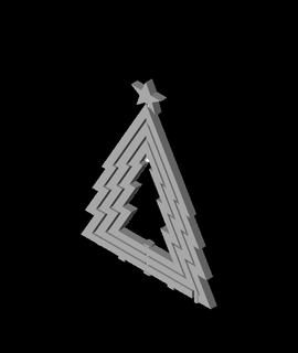 Filatura Natale albero 3d modello juankmed grazie 3d print model - Mito3D