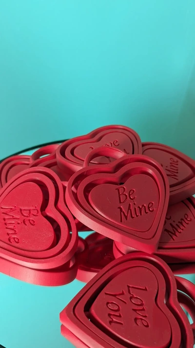 spinning heart fidget - 3d by rwbdesigns on thangs 3d print model - Mito3D