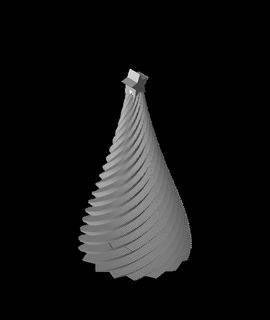 spinning tree illusion printbunny Home & Garden 3d print model - Mito3D