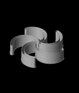 espiral 002 anidable caja v2 ppac 3d print model - Mito3D