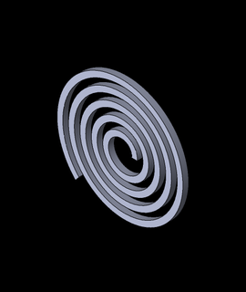 spirale 3d modèle Don bosco 3d print model - Mito3D