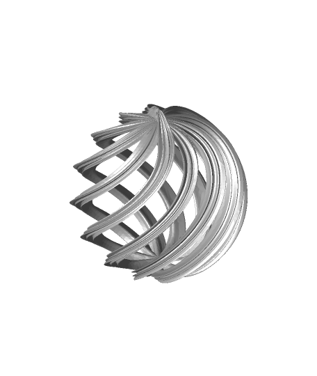 Spiral Weihnachten Bälle dazus 3D print model - Mito3D