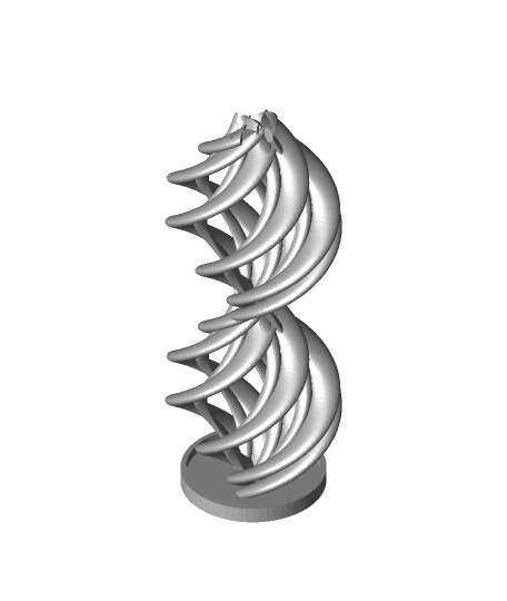 espiral ornamento 3d modelo 3dprintbunny gracias 3D print model - Mito3D