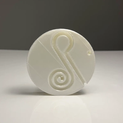 spirale ornement crochets fabricant 3d by mech3d impression 3d print model - Mito3D