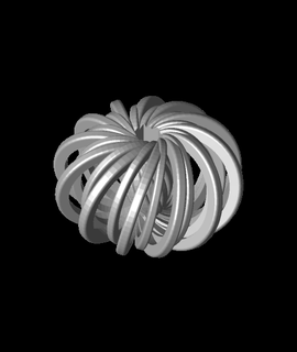 spirale zucca Halloween decorazione 3d modello grazie 3d print model - Mito3D