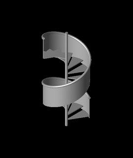 espiral escalera 3d modelo salvadorjulius gracias 3d print model - Mito3D