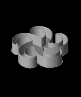 spiral star nestable box v2 ppac 3d print model - Mito3D
