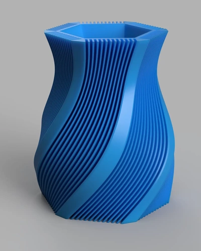 spiral vase 3d by jwalker55 on danke 3d print model - Mito3D