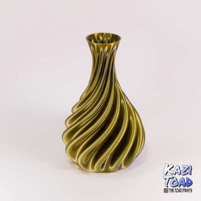 spiral vase no 2 - 3d by kazi toad on thangs vasemode 3d print model - Mito3D