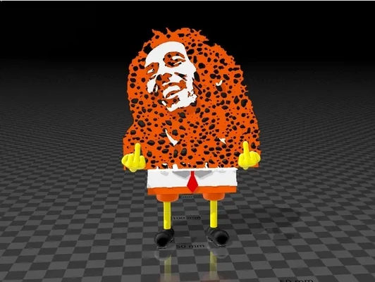 spongebob marley 3d by syzguru11 on danke 3d print model - Mito3D