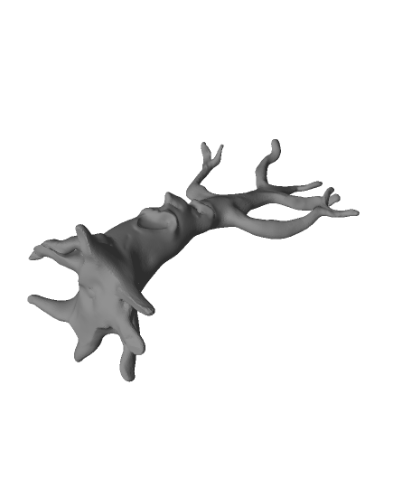escalofriante árbol 2 bidón 3D print model - Mito3D