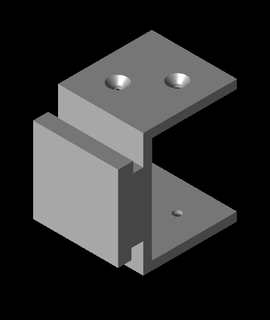 spool holder adapter lack enclosure 3d print model - Mito3D