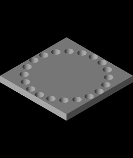square20hole-bodystl drbvijay 3d print model - Mito3D