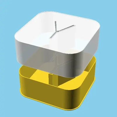 cuadrado 'y' letra anidable caja v1 3d by ppac on gracias 3d print model - Mito3D