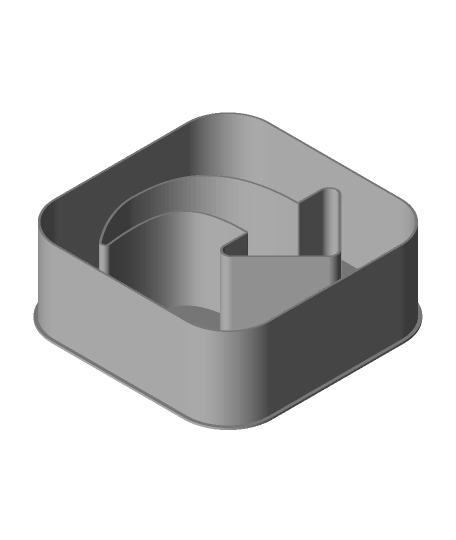 Quadrat Pfeil wiederholen schält Box 3D print model - Mito3D