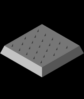 quadrado base malha inserirstl 3d print model - Mito3D