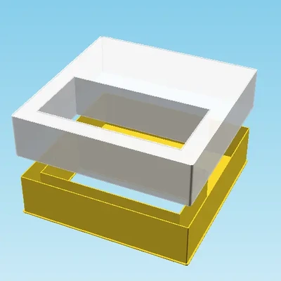 quadrado preto nestable caixa v1 3d by ppac on 3d print model - Mito3D