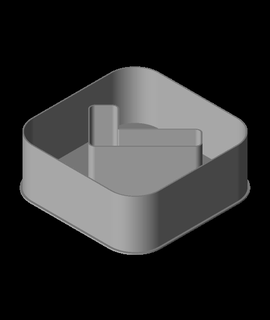 quadrado Verifica marca nestable caixa 3d print model - Mito3D