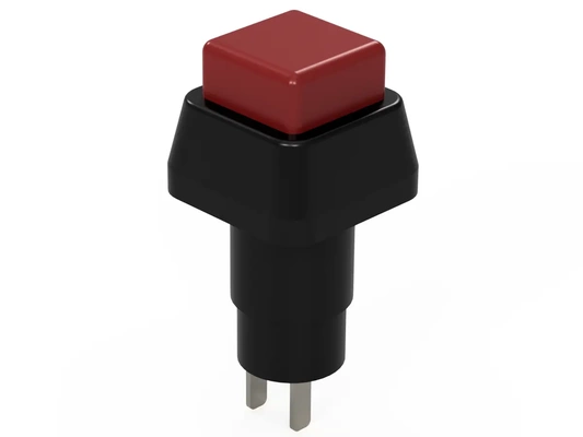 square latching pushbutton - 3d by thereverseengineer on thangs 3d print model - Mito3D