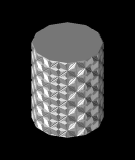 square ripple vase cbobo2uco 3d print model - Mito3D