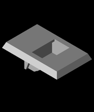 squared circuit breaker panel door latch 3d model thangs 3d print model - Mito3D