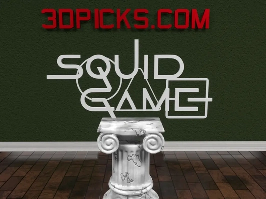 squid games logo - 3d by 3dpicks on thangs 3d print model - Mito3D