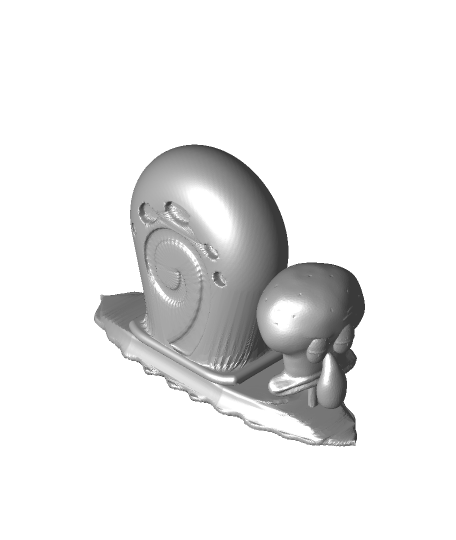 Tintenfisch 3d Modell Drucken drücken danke 3D print model - Mito3D