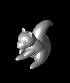 scoiattolo nt animali 3d modello nicolastokotu grazie 3d print model - Mito3D