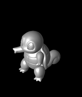 squirtle 3d model thangs 3d print model - Mito3D