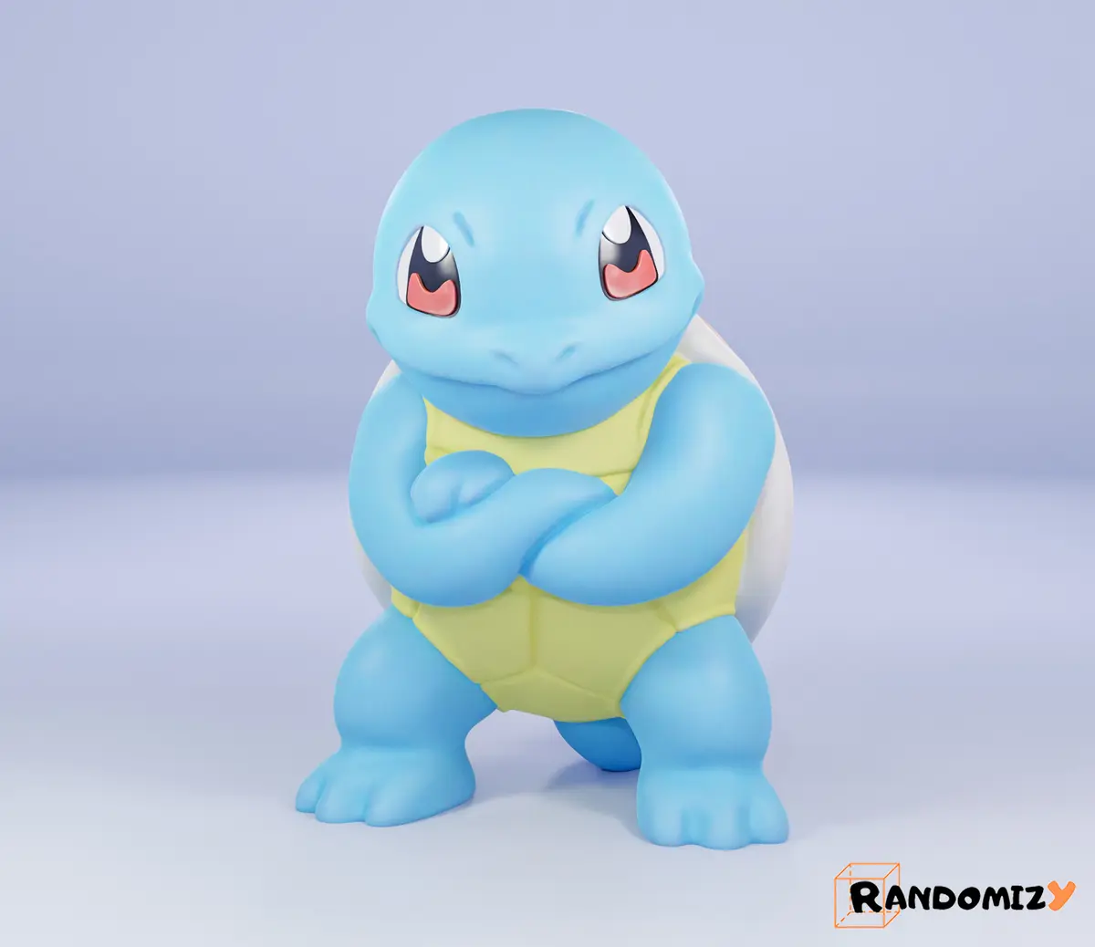 squirtle boss fanart - 3d by randomizy on thangs 3D print model - Mito3D