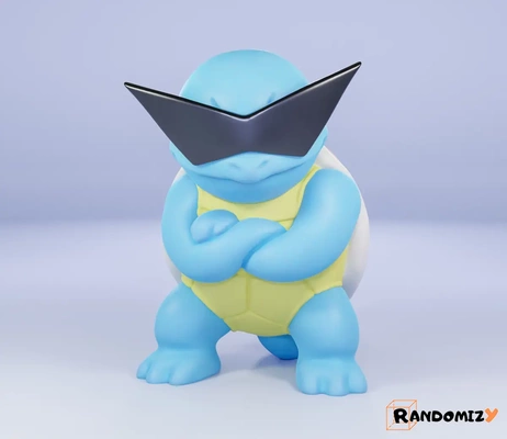 squirtle boss glasses fanart - 3d by randomizy on thangs 3d print model - Mito3D