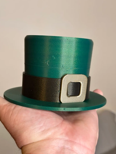 st patrick's day hat - secret container 3d by thelightspd on thangs 3d print model - Mito3D