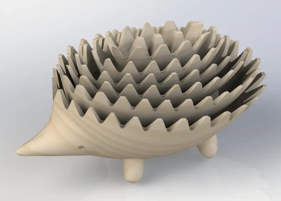 stackable hedgehogs - 3d by paul peters on thangs 3d print model - Mito3D