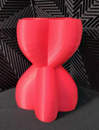 stacked double heart vase - 3d by daddywazzy thecreator on thangs 3d print model - Mito3D