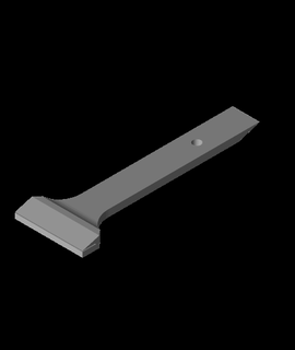 stainless scrapper screws - espatula 3d print model - Mito3D