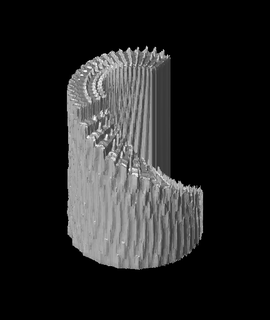 merdiven ha kaos Toplamak vazo 3d print model - Mito3D