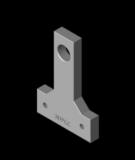 stake-out-stick mount captcookk 3d print model - Mito3D