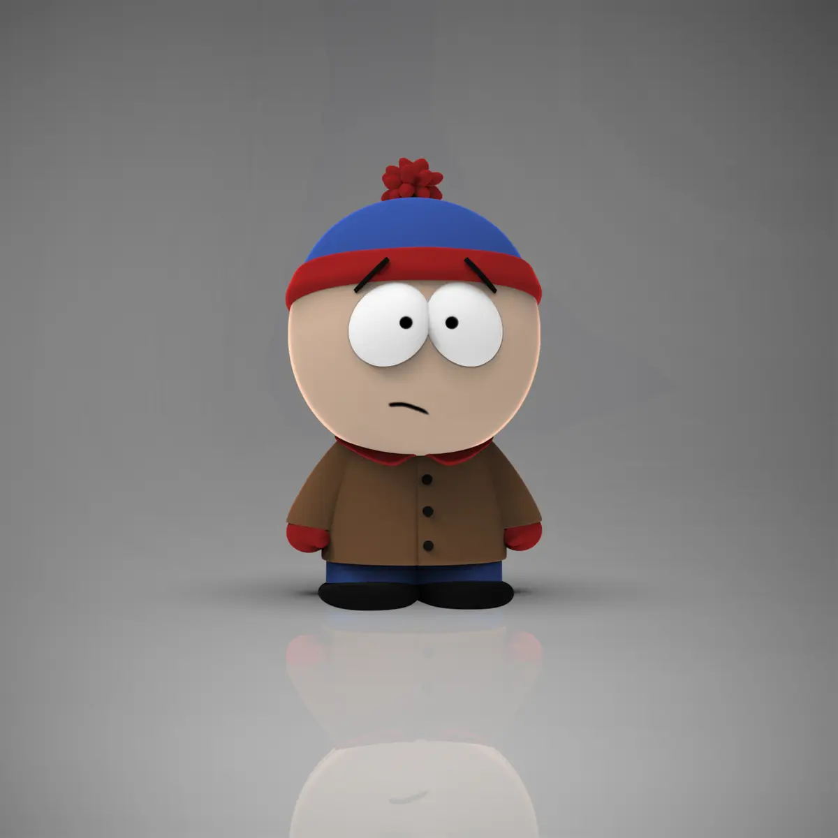 stan -south park - 3d by chelscct chelseycreatesthings on thangs 3D print model - Mito3D