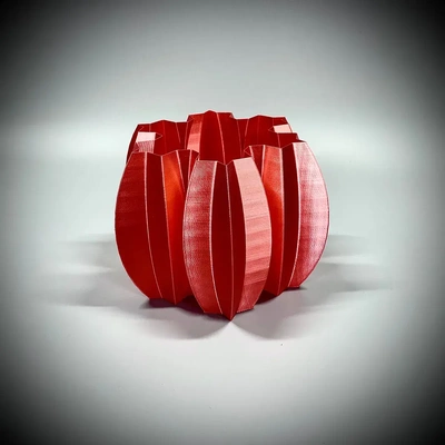 star obst fraktal vase 3d by cbobo2uco on danke zuhause haus dekor container pflanzer 3d print model - Mito3D