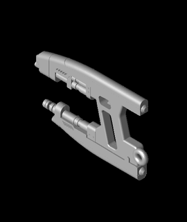 étoile Seigneur pistolet porte clés billet gratuit 3d print model - Mito3D