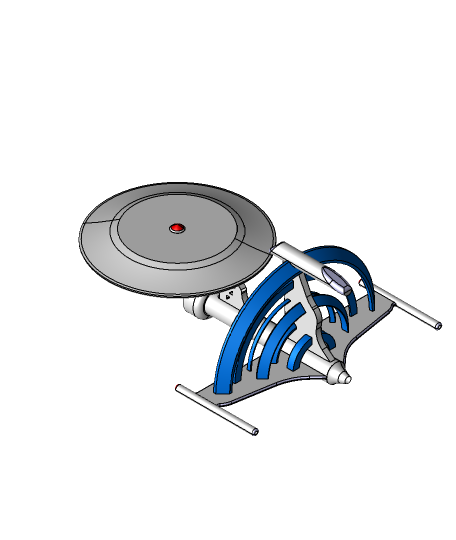 Estrela caminhada navio 3d modelo fabricação mel 3D print model - Mito3D