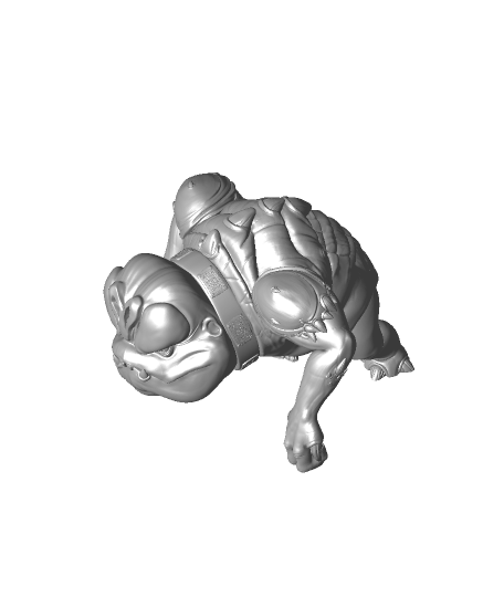 Estrela guerras bebê rancor pose 2 3D print model - Mito3D